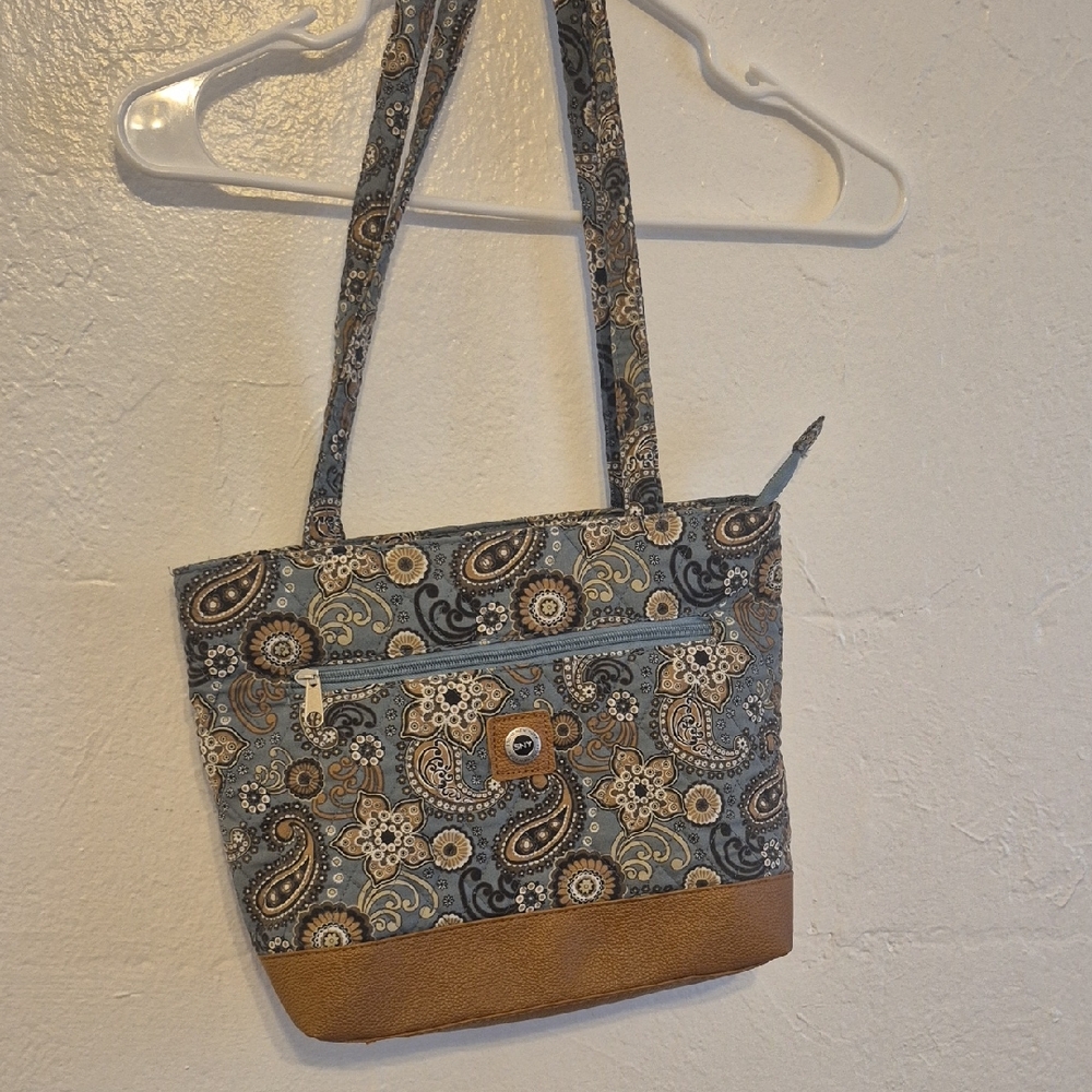 Stone New York Purse With Matching Accessory Bag